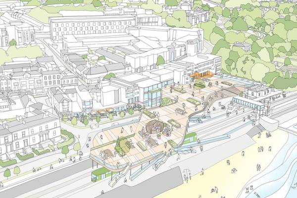 ‘Very feasible’ seafront scheme would see plaza built over Dart line in Dublin suburb