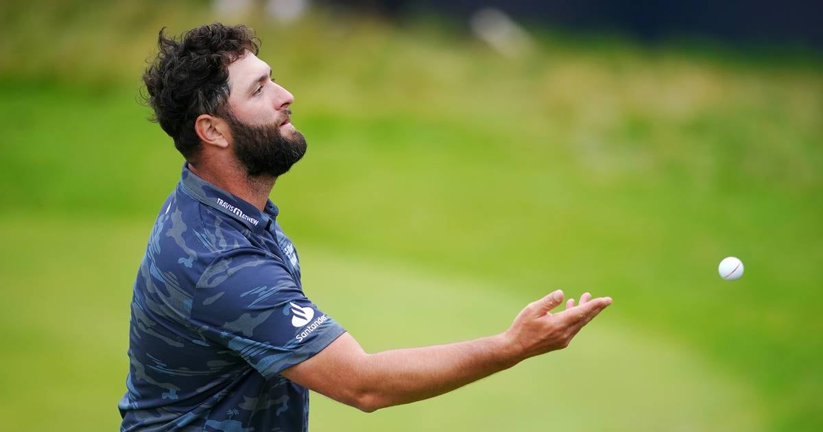 The Open Jon Rahm storms up leaderboard into contention on moving day