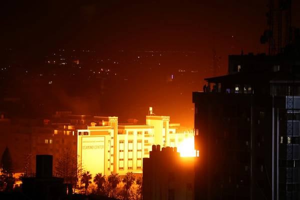 Israel launches air strikes in Gaza Strip after Tel Aviv rocket attack