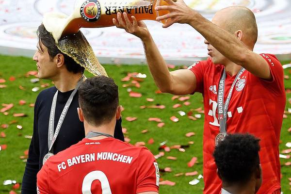 Ribery and Robben bow out as Bayern seal Bundesliga title