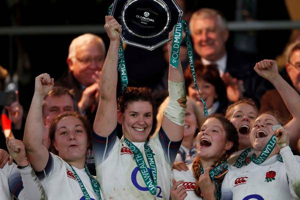 England women’s rugby team first in world to go fully pro