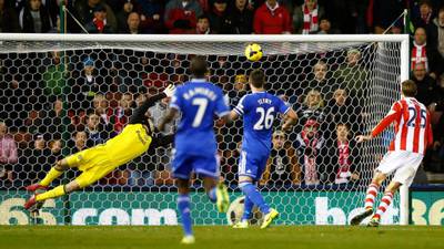 Chelsea come unstuck against Stoke