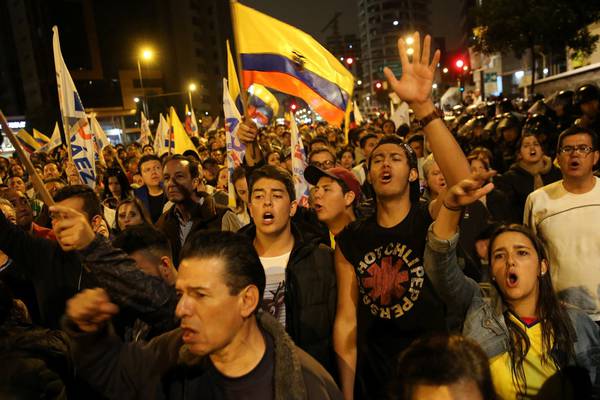 Ecuador’s presidential election may head to run-off