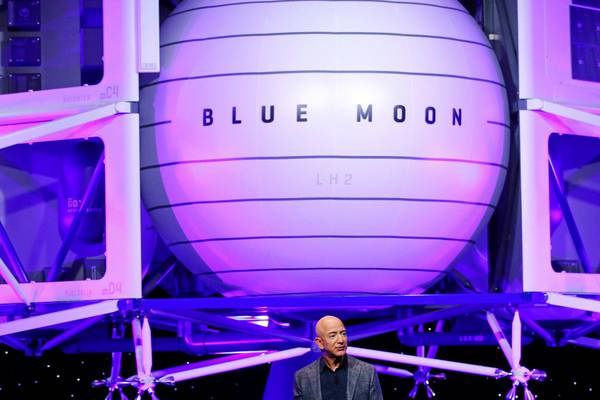 Jeff Bezos launches plan for moon vehicle