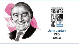 The Irish Times Business Person of the Month: John Jordan