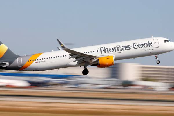 Thomas Cook puts airline business up for sale to raise cash