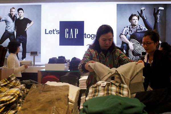 Gap to close 19 stores in Ireland and Britain next month