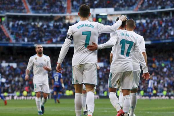 BBC all net for Real Madrid in easy win over Alaves