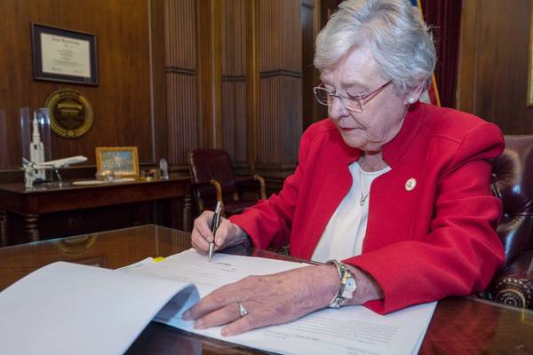 Alabama governor signs Bill to ban nearly all abortions in state