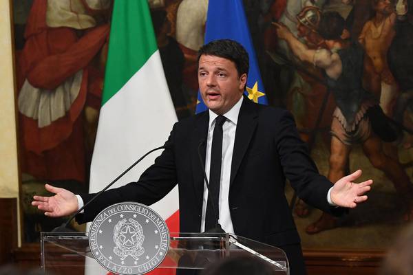 Renzi defeat to intensify unease on risks of political, financial instability