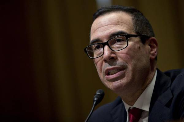 Trump treasury pick clashes with Democrats over bank he chaired
