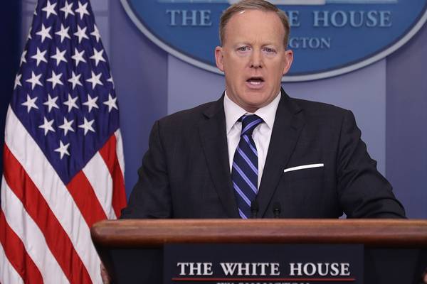 Sean Spicer apologises for ‘even Hitler’ Holocaust  comment