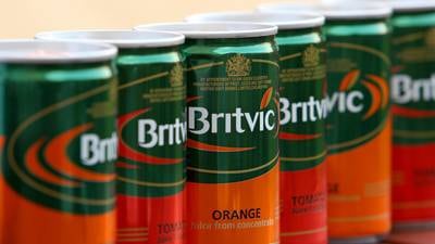 Britvic sees Irish quarterly revenue fall by 1.4%
