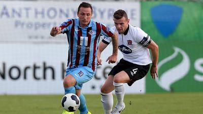 Gary O’Neill strikes twice as Drogheda march on in FAI Cup