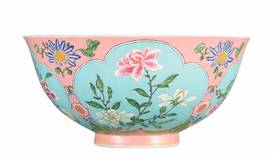 Porcelain bowl and Buddhist manuscripts fetch €24m each in Hong Kong sale