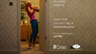 Criticism of  focus of ad campaign against  domestic violence
