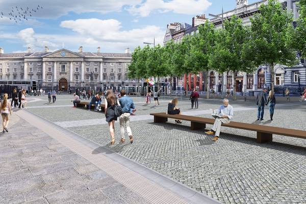Plans unveiled for new College Green plaza in Dublin
