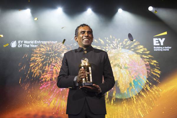India’s Vellayan Subbiah named EY World Entrepreneur Of The Year 2024