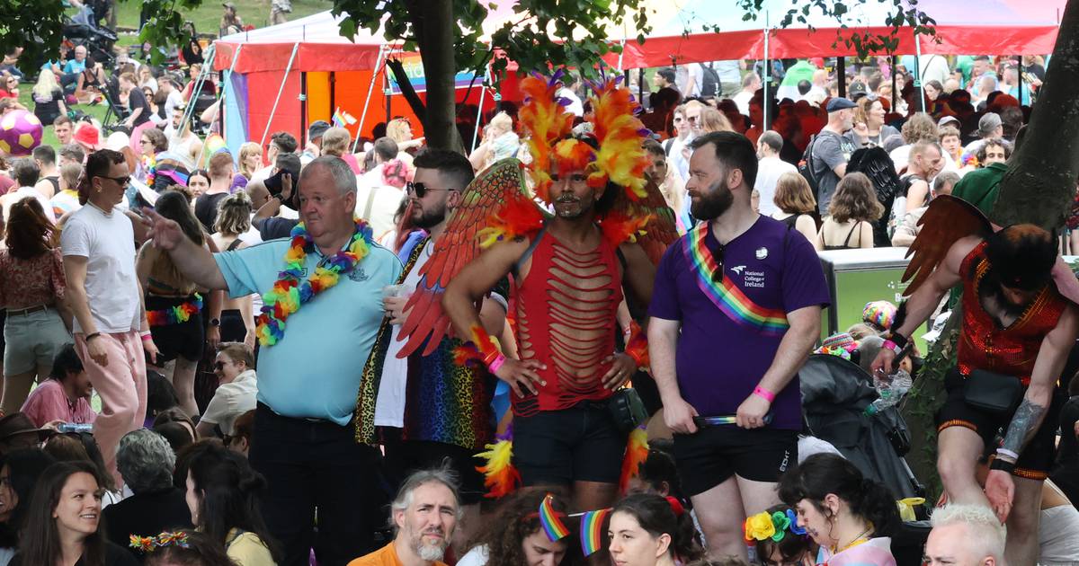 Dublin Pride carnival of every colour under rainbow fills city with
