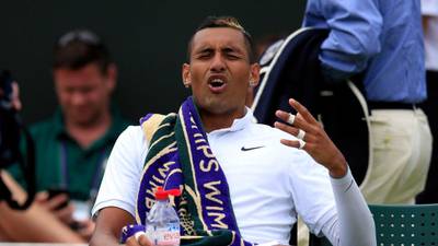 Nick Kyrgios courts yet more controversy as he crashes out of Wimbledon