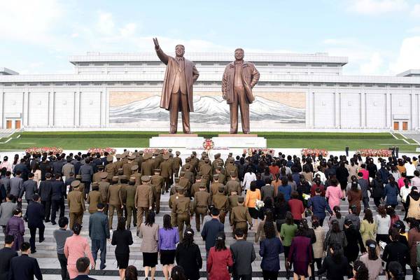 North Korea stages  live-fire artillery drill for army anniversary