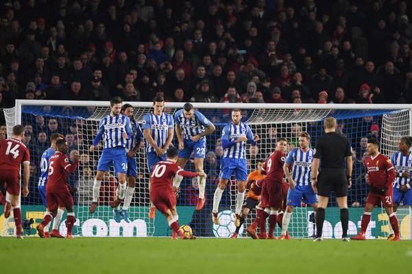 Liverpool run riot at Brighton to jump into top four