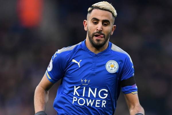 Leicester winger Riyad Mahrez has returned to training