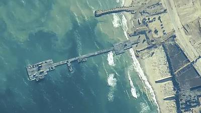 US preparing to temporarily remove Gaza pier due to sea conditions, official says