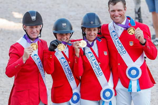 Equestrian: hosts USA take gold ahead of Sweden