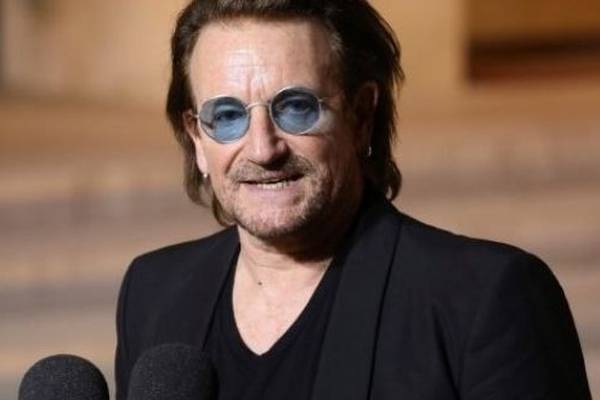 Zelenskiy thanks Bono and U2 for supporting campaign for Ukrainian refugees