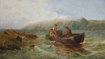 Auctioneers say canvas could be famous  painting ‘The Rush Gatherers’