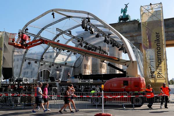 Historic gate will be Berlin Philharmonic’s backdrop