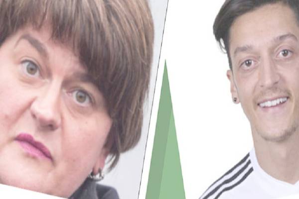 From Russia With Love: Is it Arlene Foster or Mesut Ozil?