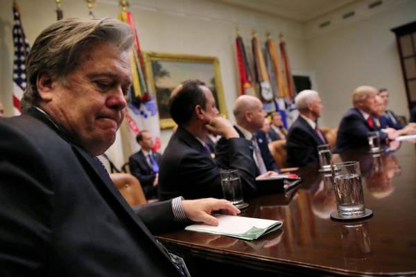 Steve Bannon ‘lost his mind’ with Russia treason claim, says Trump
