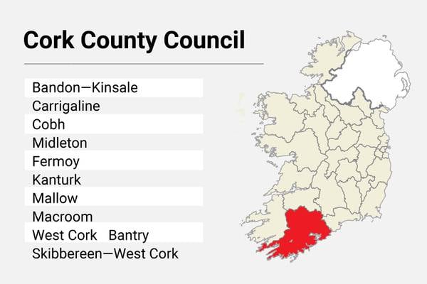 Local Elections: Cork County Council results