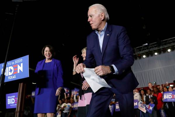 Super Tuesday: Biden wins backing of former Democratic rivals