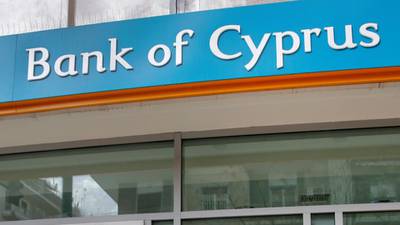 Bank of Cyprus registers in Dublin en route to London