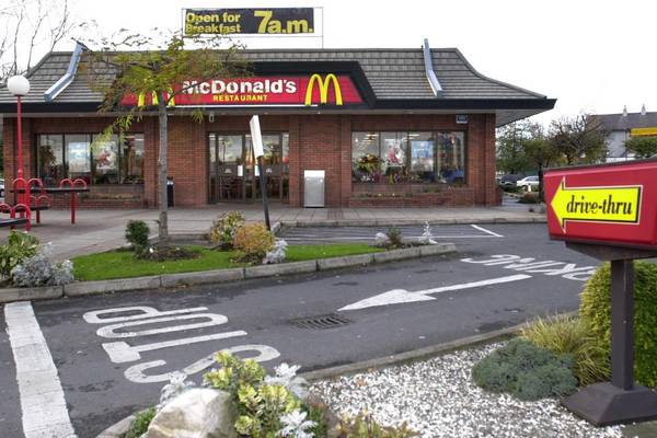 McDonald’s to reopen Irish restaurants from next week