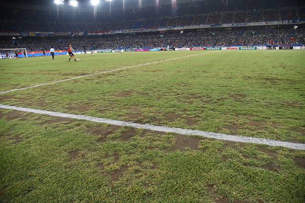 Concerns over pitch for Rugby World Cup final