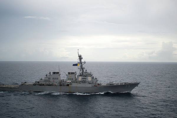 US and Chinese warships narrowly avoid collision in South China Sea