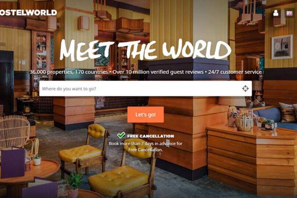 Hostelworld reports 76% drop in revenue as travel sector remains under Covid cloud