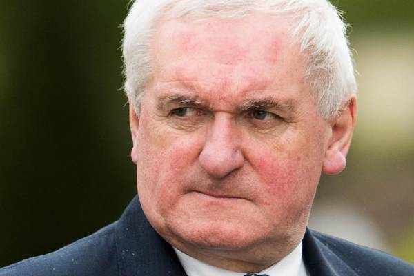 Backstop ‘most over-rated issue’ in Brexit debate, says Bertie Ahern