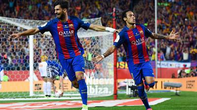 Luis Enrique’s Barcelona reign ends with third straight Copa del Rey