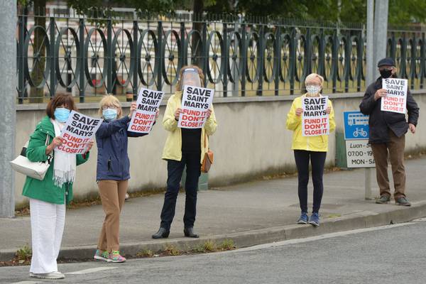 Protesters call for St Mary’s to be taken over by HSE to avoid closure