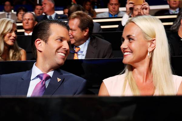 Trump jnr’s wife exposed to non-hazardous white powder