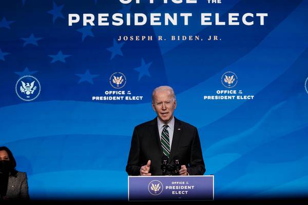 Joe Biden outlines ‘day one’ agenda of executive actions