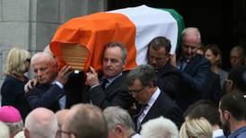 Funeral of former tánaiste Peter Barry held in Cork