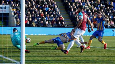 West Ham huff and puff but Shrewsbury earn a replay