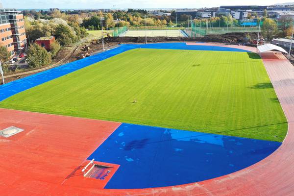 Finish line in sight for UCD’s new athletics track