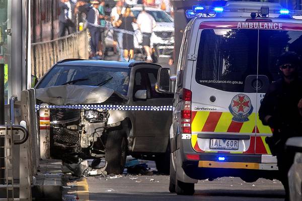 Melbourne crash: alleged driver charged with 18 counts of attempted murder